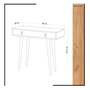 Hanah Home Aparador Dokka en Roble y Blanco